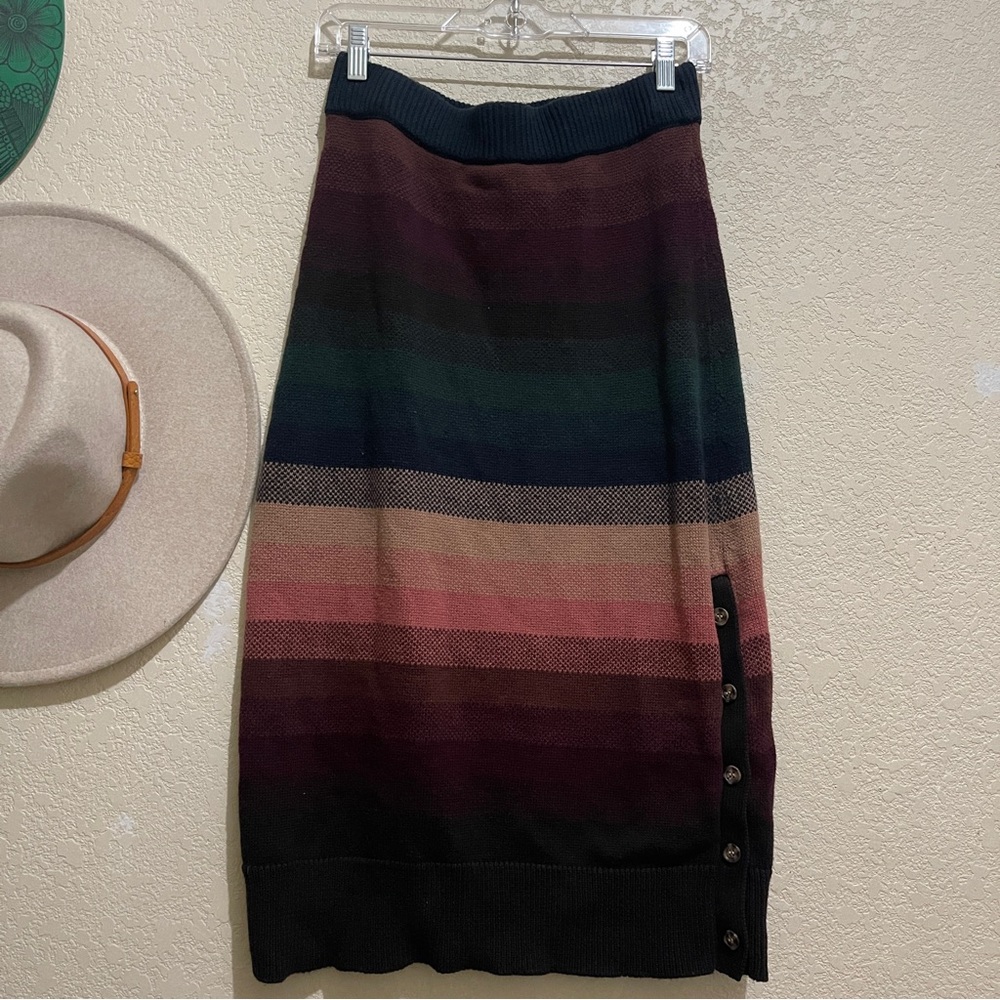 PAIGE cotton & cashmere skirt